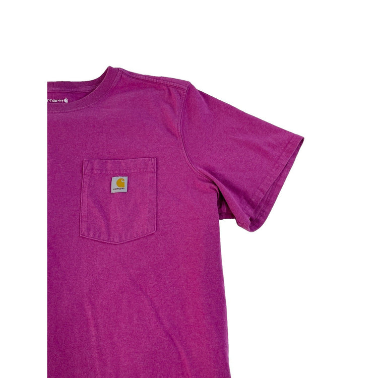 Mens Carhartt Hot Pink Loose Fit Pocket T-Shirt Size 2X
