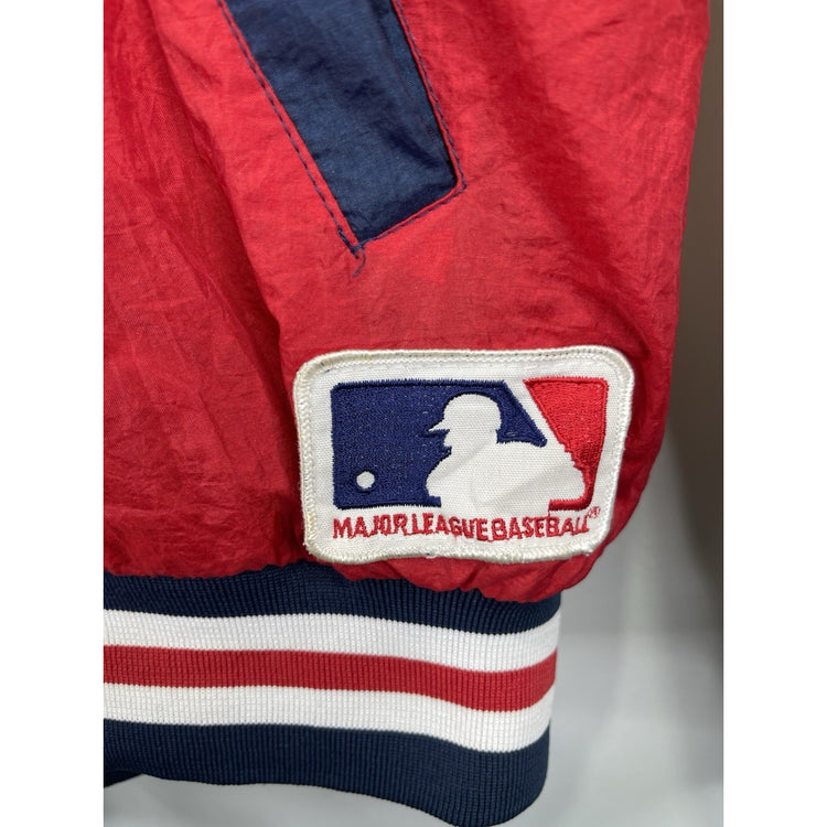 Men’s VTG 80s St Louis Cardinals Pro Motion Felco Hooded Jacket Windbreaker Sz S
