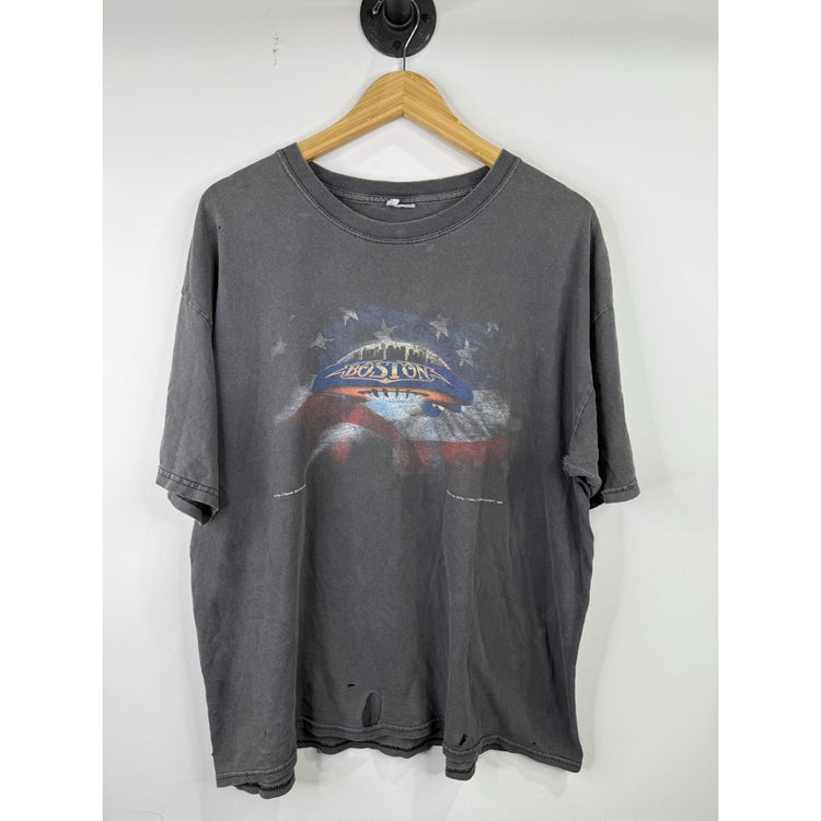 Vintage Boston Band Flag Tour T-shirt