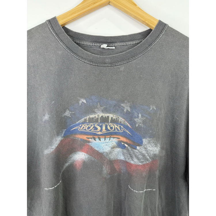 Vintage Boston Band Flag Tour T-shirt