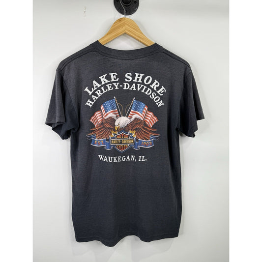 Vintage 1987 Harley Davidson 3d Emblem T-shirt