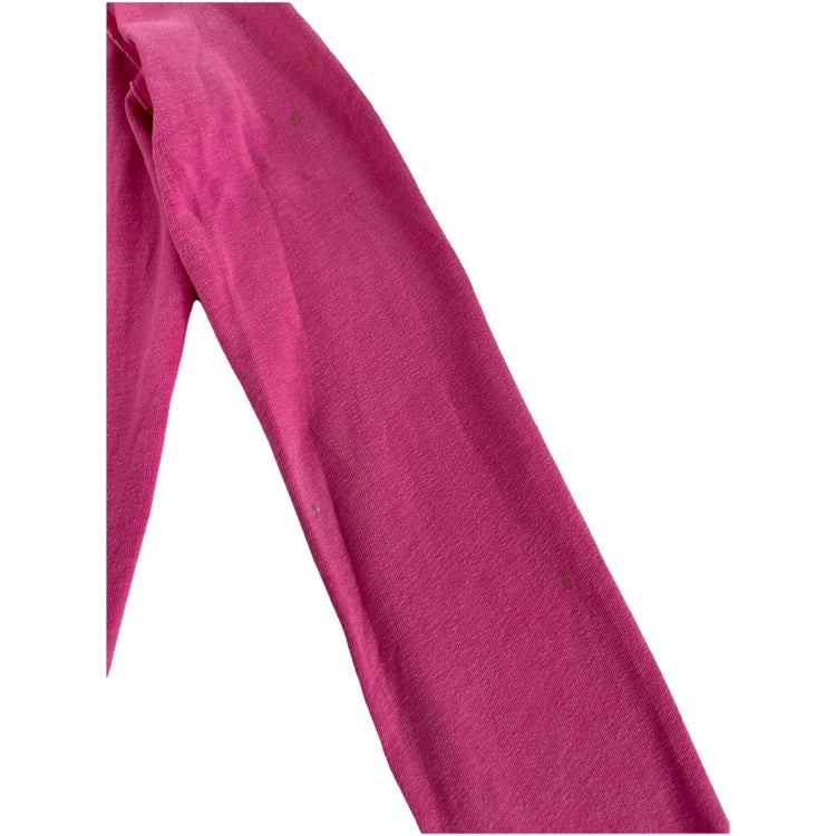Womens Y2k PINK Victoria Secret T.O.E. Pink V Neck Hoodie Size S