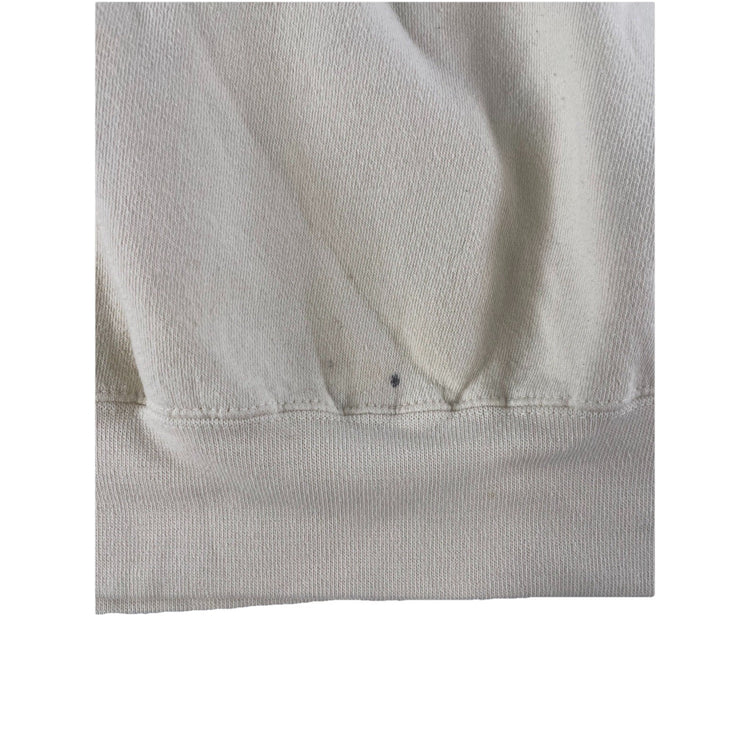 Mens Vintage Galt Sand Sun Valley Idaho White Crewneck Sweater Size Large