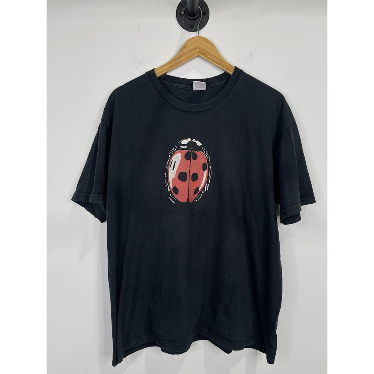 Supreme Men’s Extra Large Lady Bug Print Black T-shirt