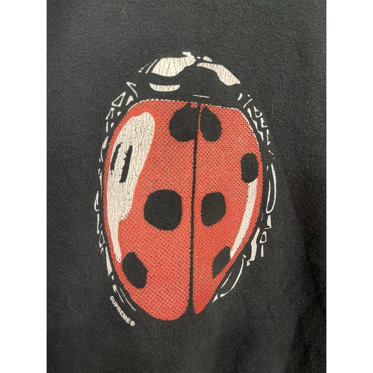 Supreme Men’s Extra Large Lady Bug Print Black T-shirt