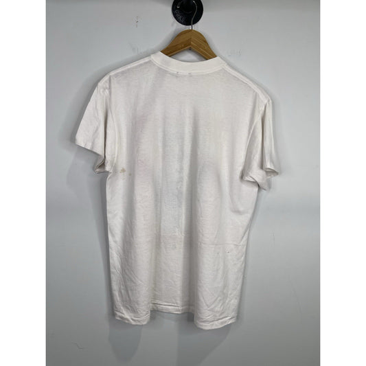Men’s White and Red King of Rears Buttwiser Short Sleeve T Shirt Sz Large