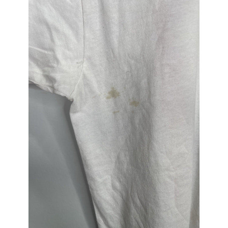 Men’s White and Red King of Rears Buttwiser Short Sleeve T Shirt Sz Large
