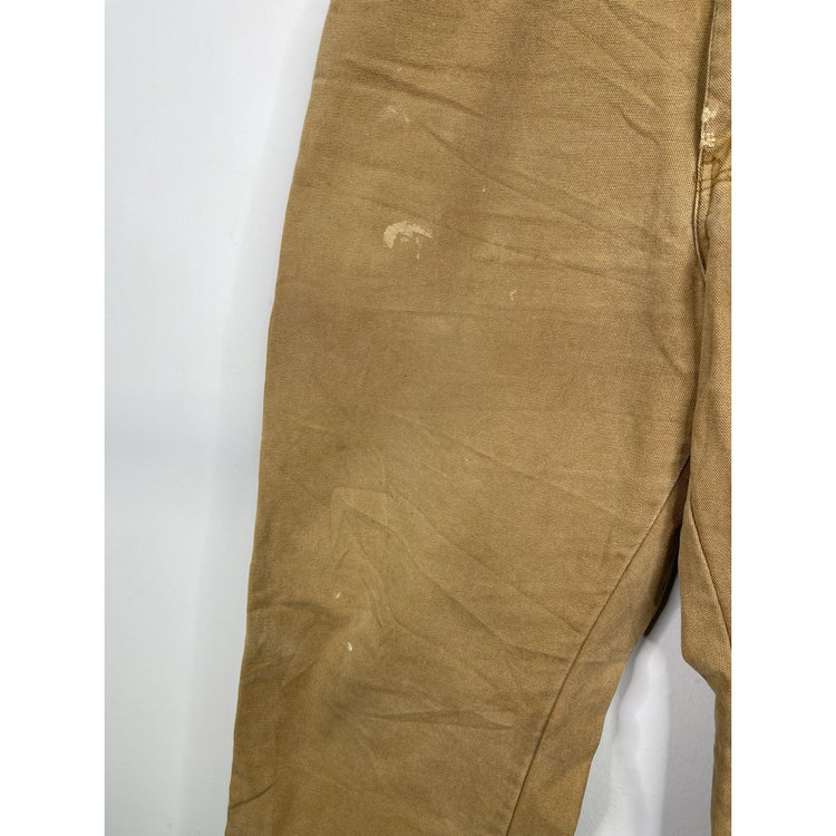 Mens Dickies Khaki Carpenter Work Pants 34x30