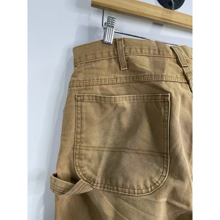 Mens Dickies Khaki Carpenter Work Pants 34x30