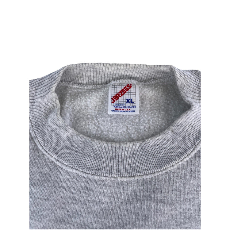 Mens Rainbow ‘Have No Fear’ Gray Crewneck Sweater Size XL