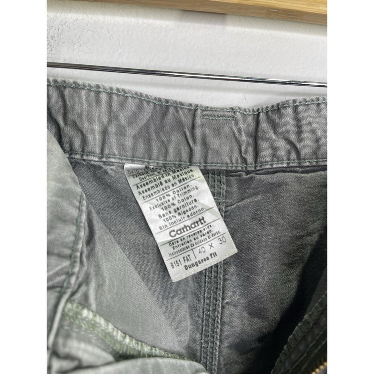 Men’s Carhartt Carpenter Pants Gray Gravel Relaxed Fit Workwear 40x30