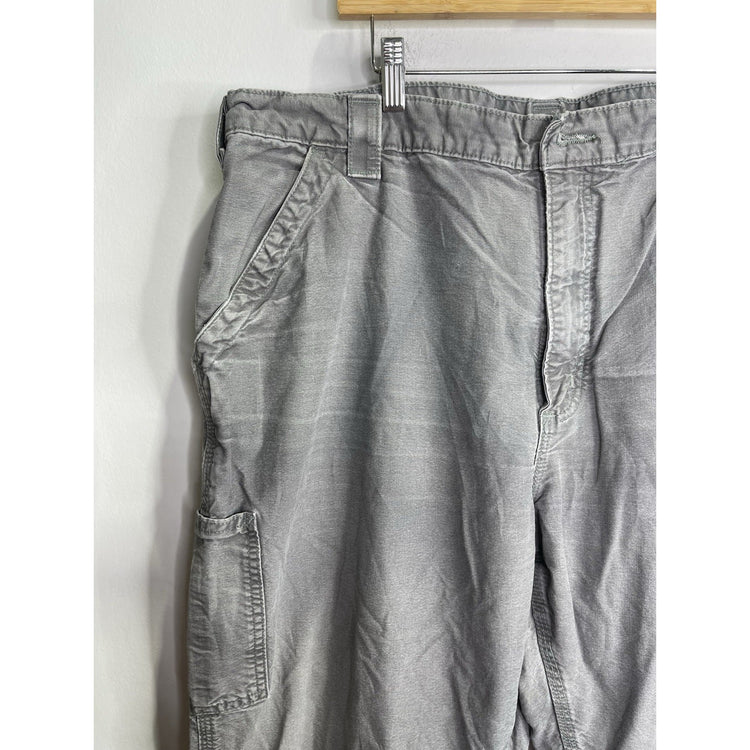 Men’s Carhartt Carpenter Pants Gray Gravel Relaxed Fit Workwear 40x30