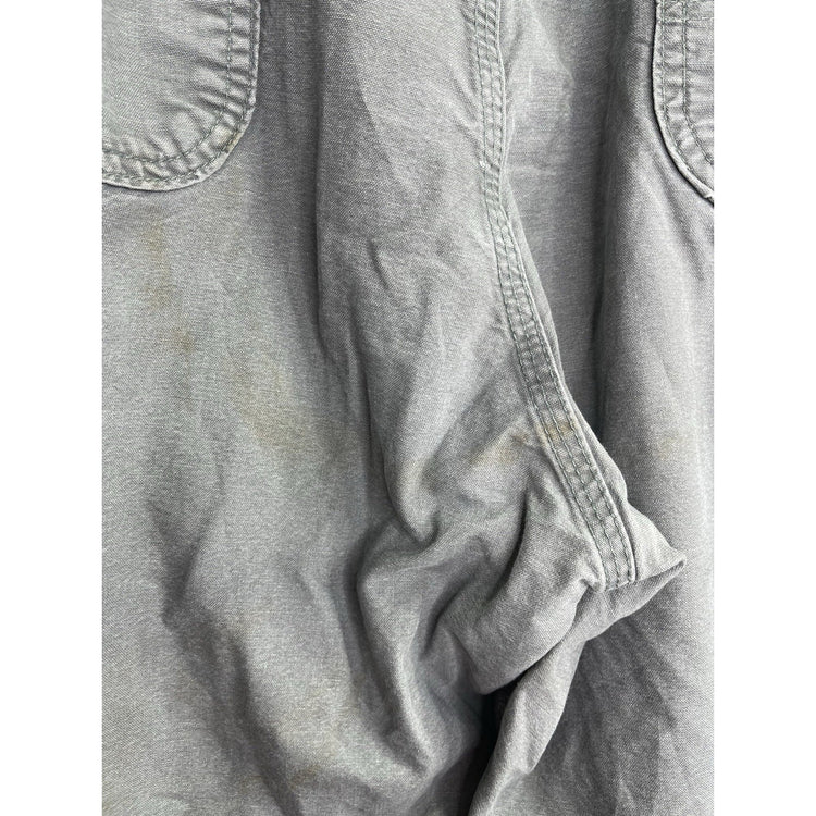 Men’s Carhartt Carpenter Pants Gray Gravel Relaxed Fit Workwear 40x30