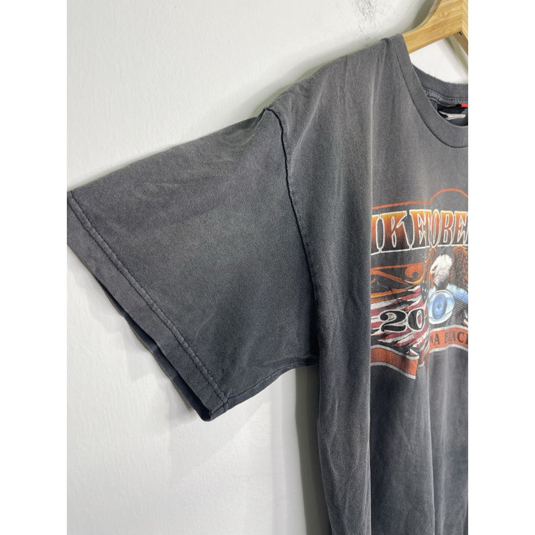 Men’s Vintage Hot Leathers Biketoberfest 2009 Daytona Beach Graphic T Shirt Sz L