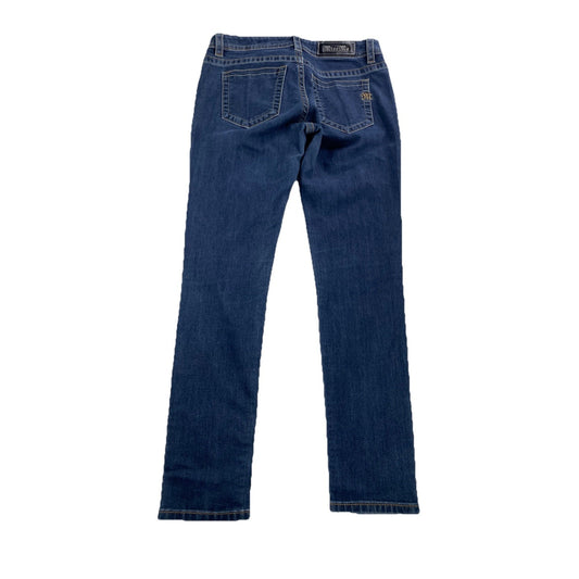 Womens Miss Me Mid-Rise Skinny Blue Jeans Size 29
