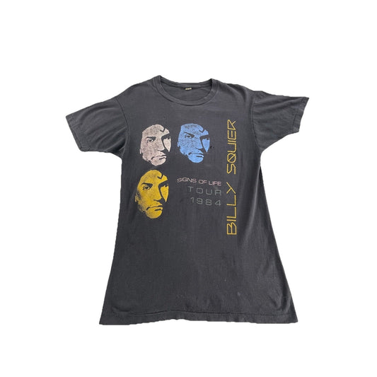 Men’s Vintage 80s Billy Squier Size M Color Dark Gray