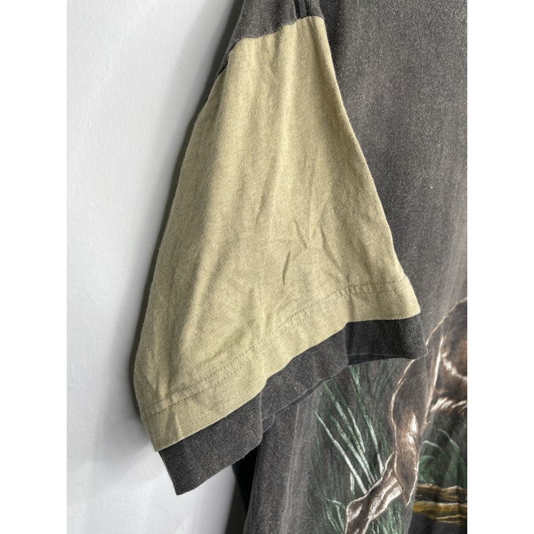 Vintage White Tail Buck T-shirt Size Xl
