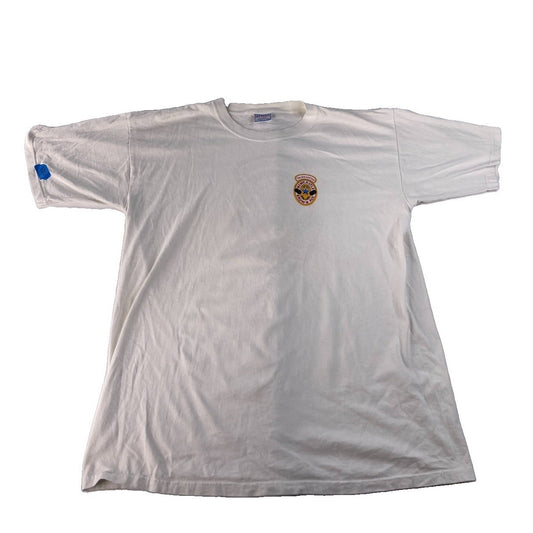 Men’s All Sport White ‘Newcastle Brown Ale’ Graphic T Shirt Size XL