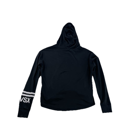 Womens Victoria’s Secret Black Hooded Sweater Size Small