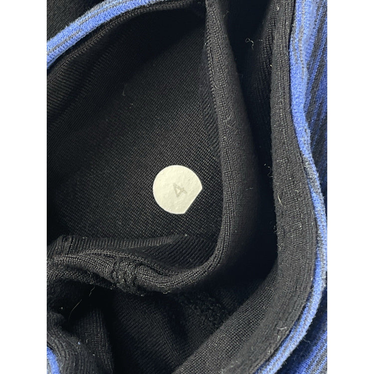 Womens Lululemon Black Flared Capri Leggings Size 4