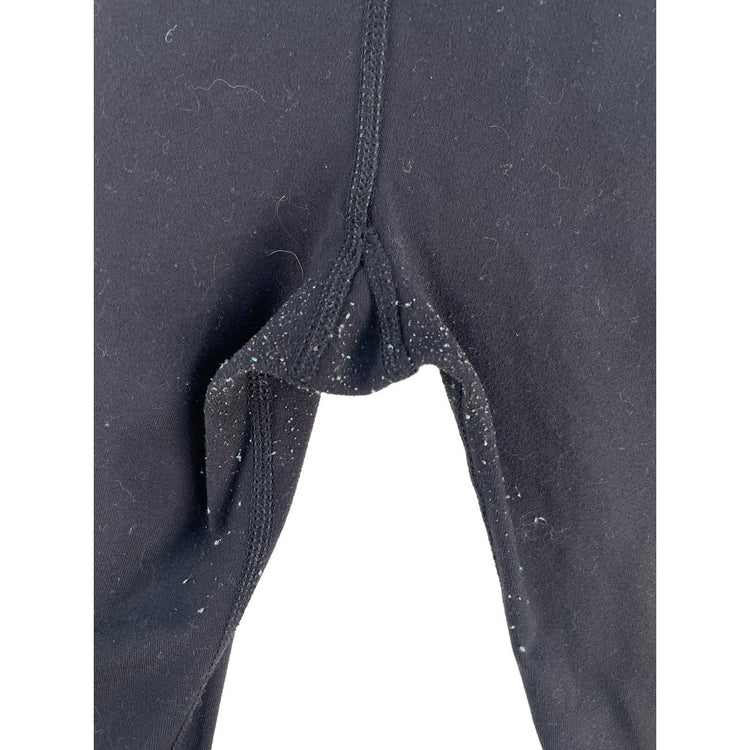 Womens Lululemon Black Flared Capri Leggings Size 4