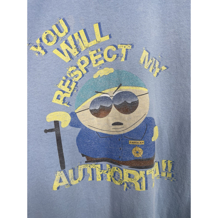 Vintage 2005 Comedy Central South Park Cartman Respect My Authorita TShirt