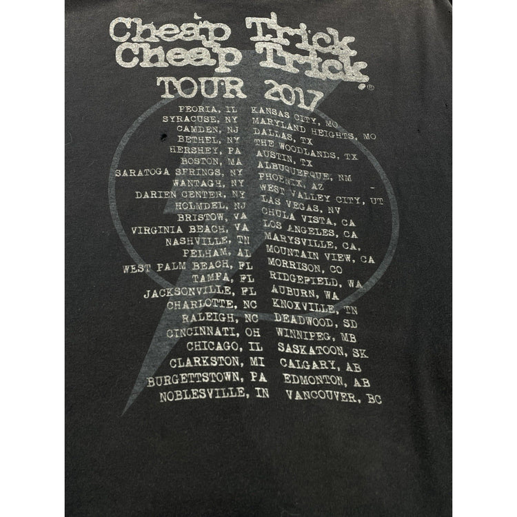 Women’s Tultex Cheap Trick Tour 2007 Black Tee Size L