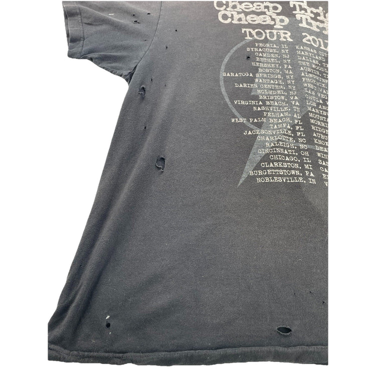 Women’s Tultex Cheap Trick Tour 2007 Black Tee Size L