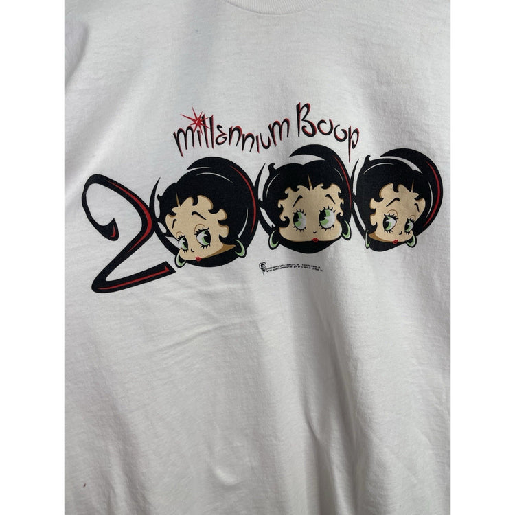 Men’s VTG 2000s Fruit Of The Loom X Betty Boop Graphic T Shirt Sz L