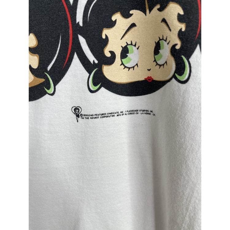 Men’s VTG 2000s Fruit Of The Loom X Betty Boop Graphic T Shirt Sz L