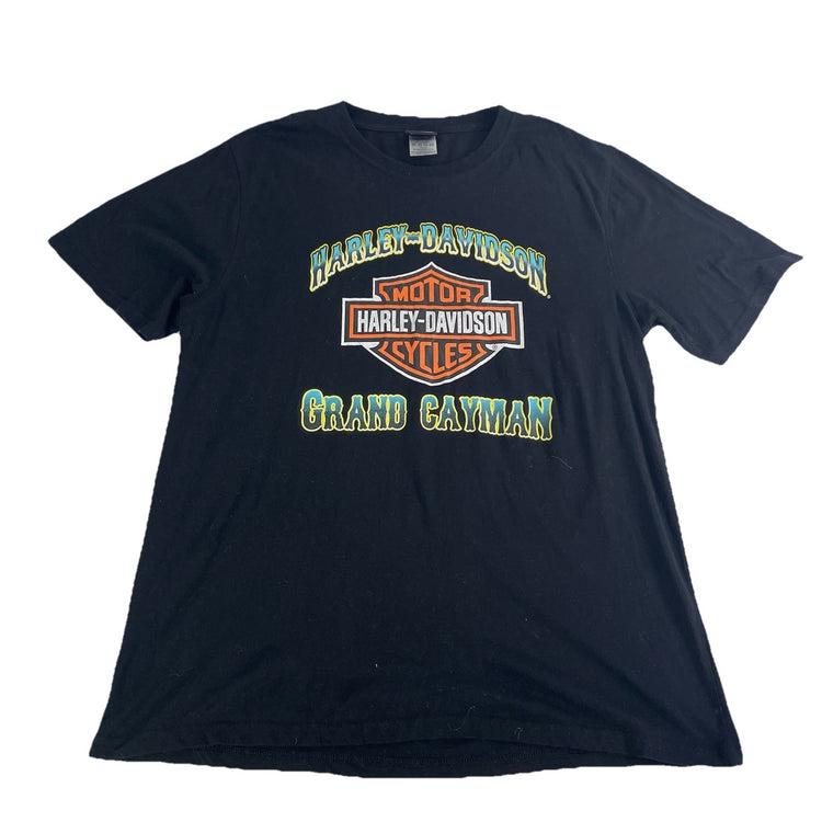 Mens Harley Davidson Grand Cayman Black T-Shirt Size Xl