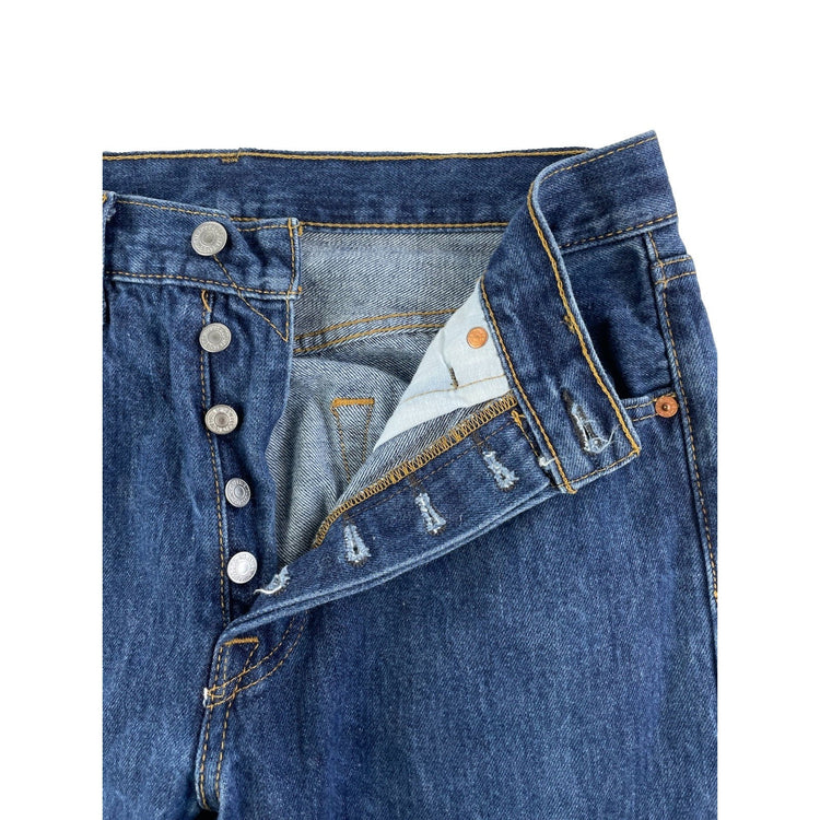 Mens Levis 501 Straight Leg Denim Blue Jeans Size 32x32