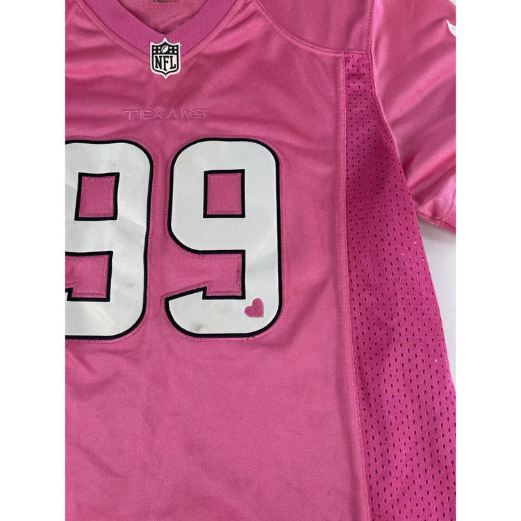 Kids Nike Houston Texans JJ Watt Pink Jersey Size Large