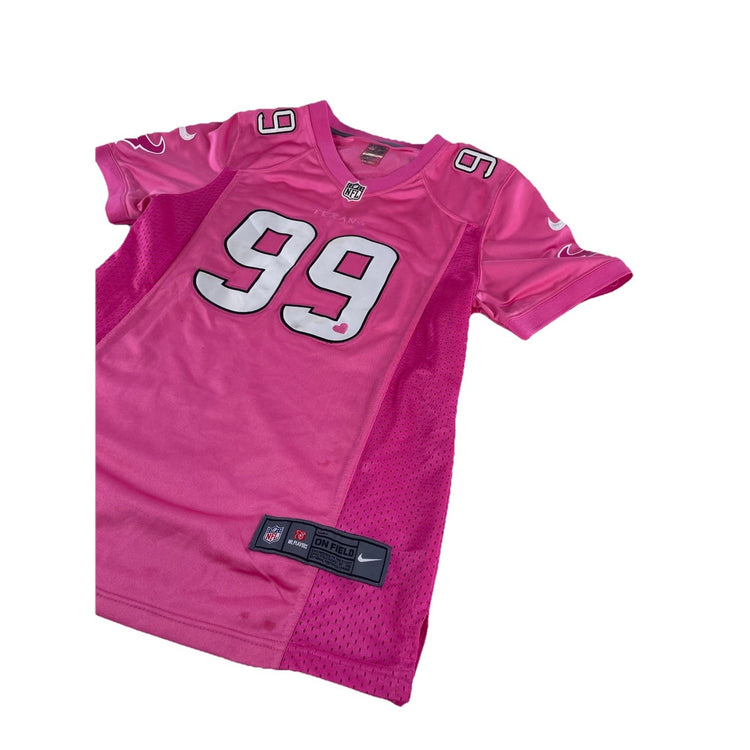 Kids Nike Houston Texans JJ Watt Pink Jersey Size Large