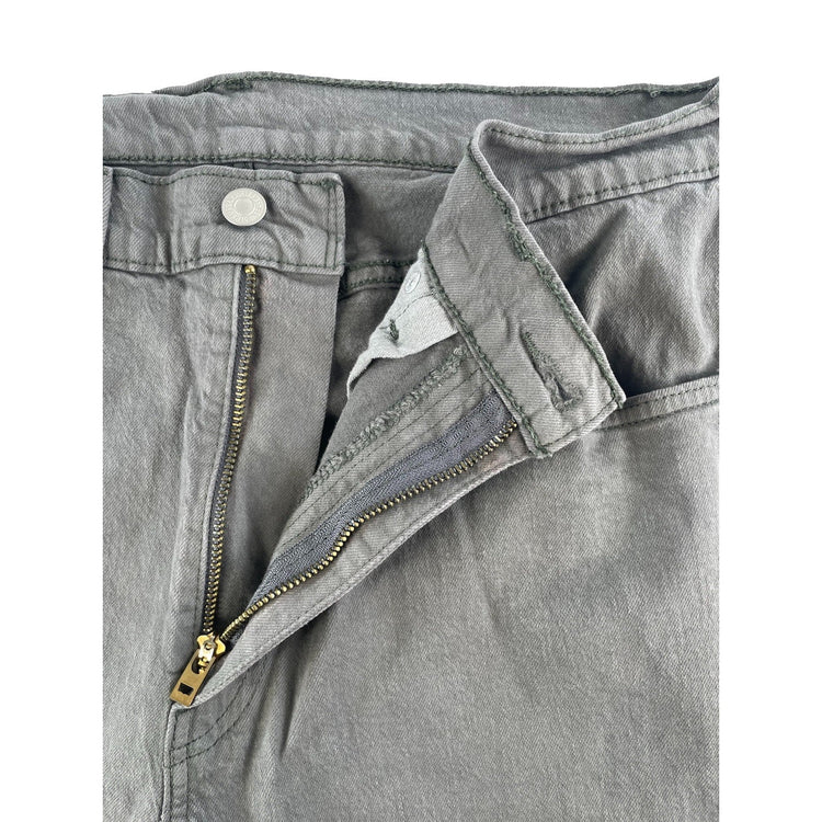 Mens Levi’s 505 Gray Denim Jeans Size 34