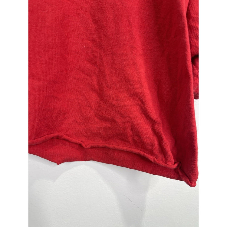 Orange County Choppers OCC Red Tee 100% Cotton Men's 2XL Short Sleeve Cutoff