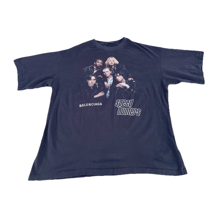 Balenciaga Speedhunters Vintage Style Graphic T-Shirt Size Large