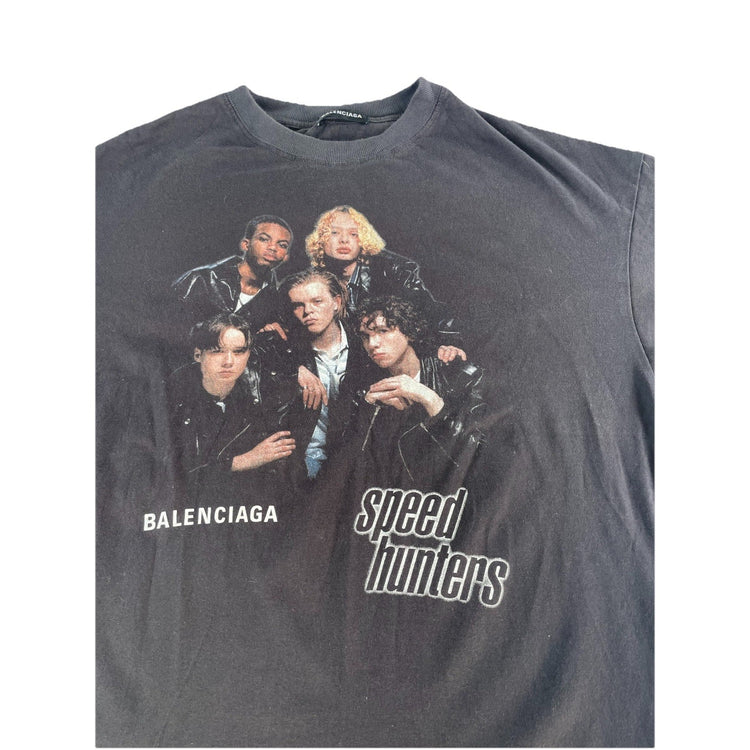 Balenciaga Speedhunters Vintage Style Graphic T-Shirt Size Large