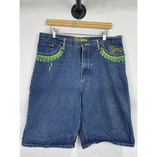 Mens Coogi Y2k/vintage Denim Jean Shorts W38 X L34