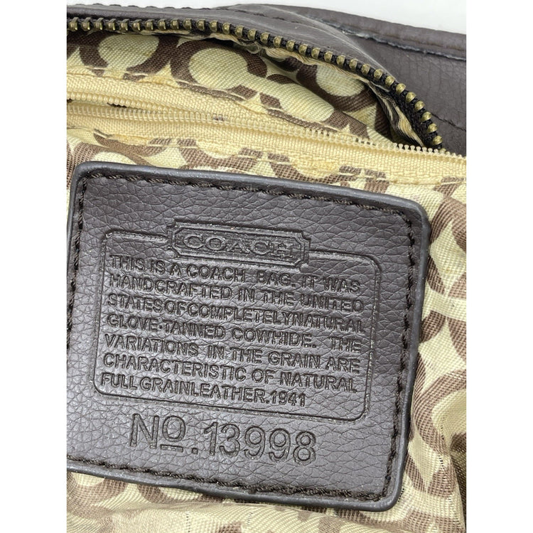 Coach Brown Hand Bag