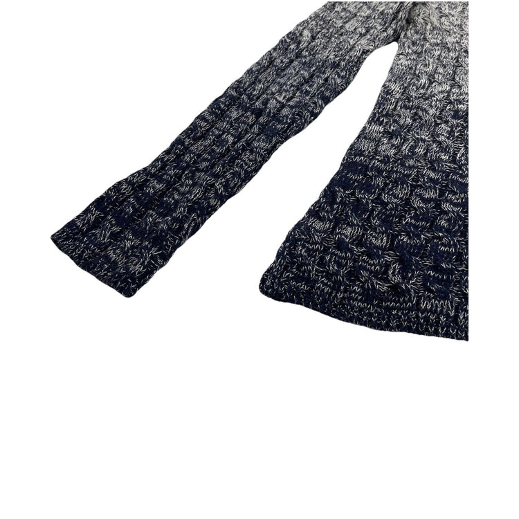 Womens Lauren Ralph Lauren Size XL Navy Blue & White Knitted Sweater