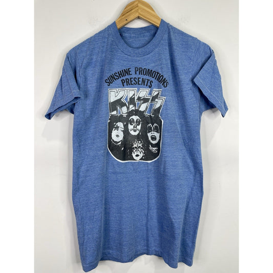 Youth Vintage 70s Sunshine Promotions Venue Present KISS Graphic T Shirt Sz M