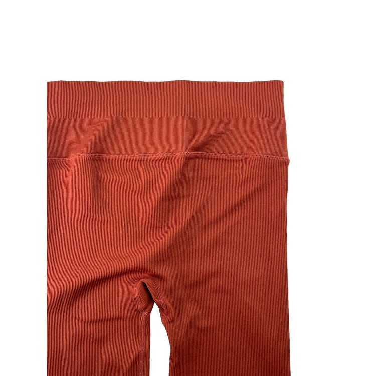 Womens Victoria Sport Orange Seamless Leggings Size Medium