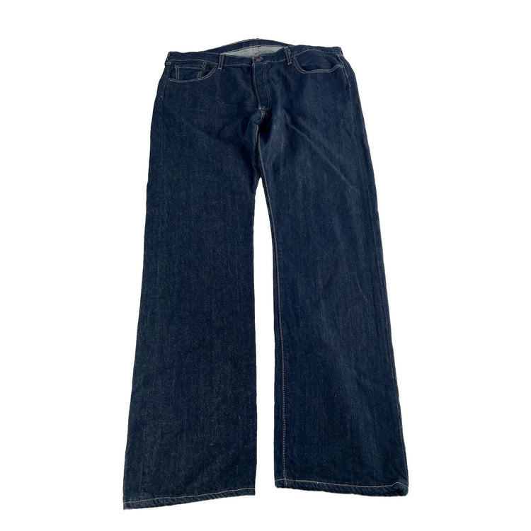 Mens Levis 501 Dark Navy Blue Jeans Size 40