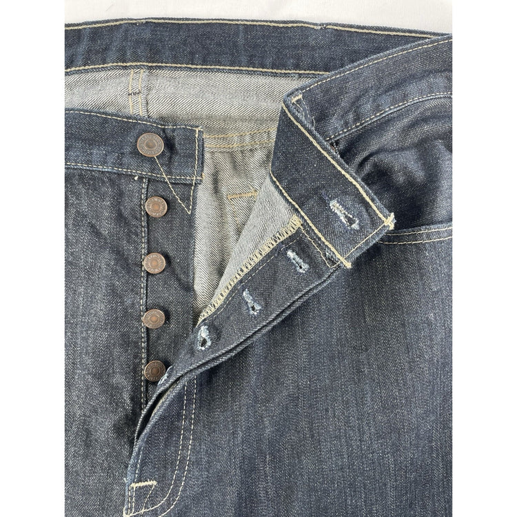 Mens Levis 501 Dark Navy Blue Jeans Size 40