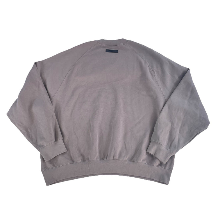 Men’s Fear Of God Essentials Raglan Tan Crewneck Sweatshirt Size Xl