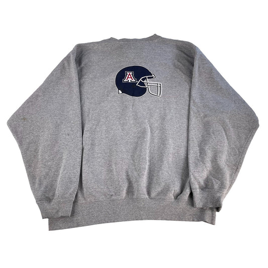 Vintage Nike Team Arizona Wildcats Football Crewneck Sweatshirt Gray Size XXL