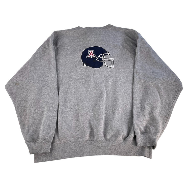 Vintage Nike Team Arizona Wildcats Football Crewneck Sweatshirt Gray Size XXL