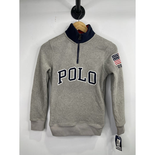 ralph lauren boys fleece jacket Size M