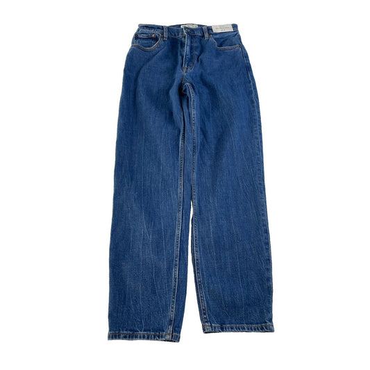 Womens Abercrombie & Fitch Blue High Rise Mom Jeans Size 27/4